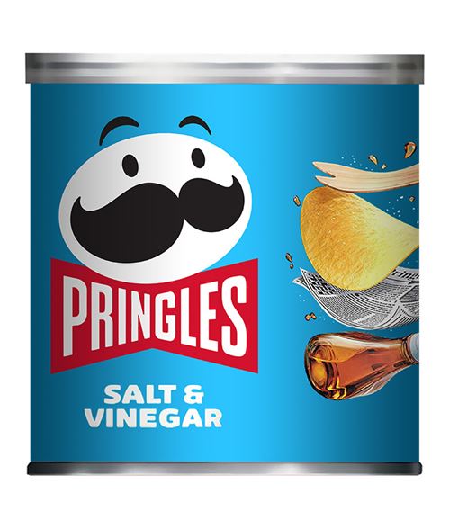 PRINGLES TUB. SALT & VINEGAR 40GR X12