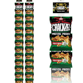 CRACKZEL CRAVATE GARLIC BREAD 85GR X24