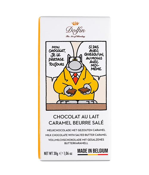 DOLFIN MINI LE CHAT LAIT CARAMEL B.S. 30GR X25