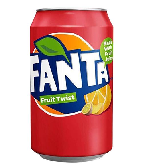 FANTA FRUIT TWIST IMPORT UK BLIKJES 33CL X 24