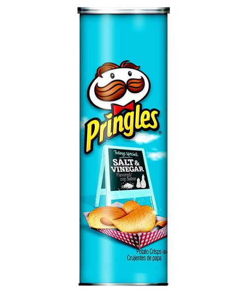 PRINGLES SALT & VINEGAR 165GR X 6