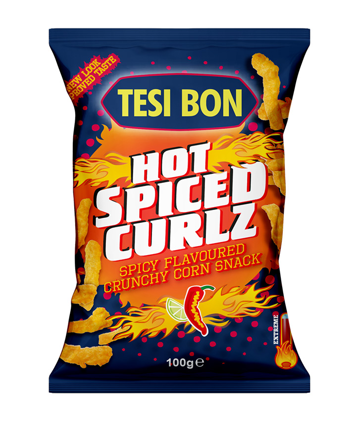 TESI BON HOT SPICED CURLZ 100GR X14