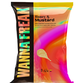 WANNA FREAK CHIPS HONEY & MUSTARD 115GR X20