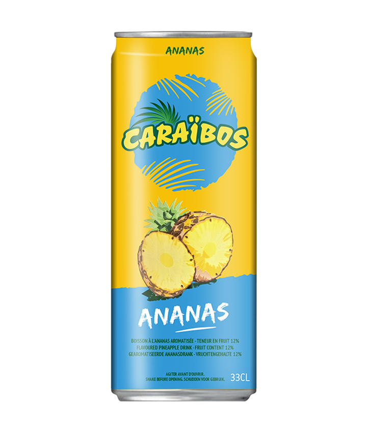 CARAIBOS JUS ANANAS CANS 330ML X24