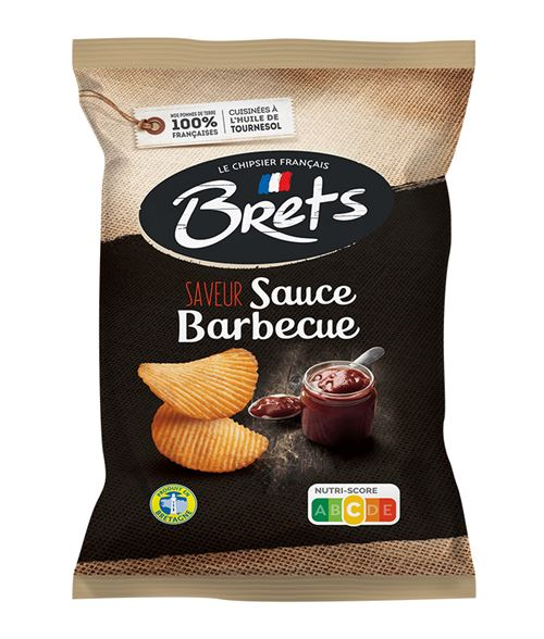 CHIPS BRETS BARBECUE 125GR X 10