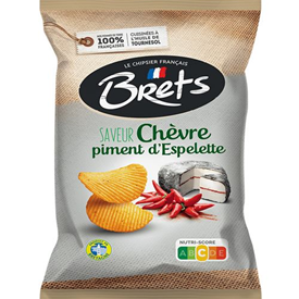 CHIPS BRETS CHEVRE PIMENT ESPEL. 125GR X10