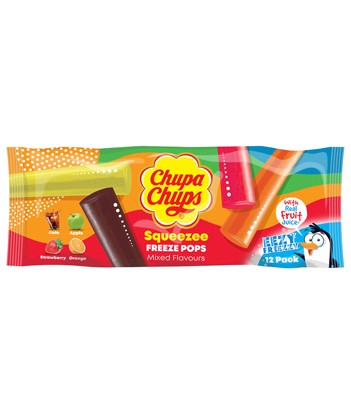 CHUPA CHUPS SQUEEZY FREEZE POP 12st45ml X15