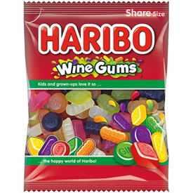 HARIBO WINE GUMS 160GR X12