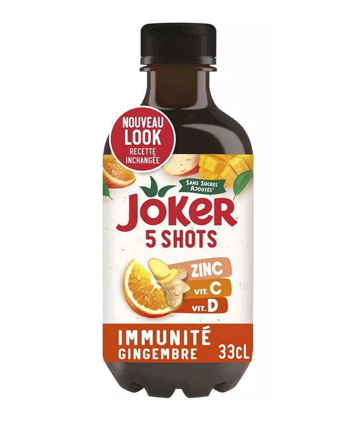 JOKER SHOTS GINGEMBRE IMMUNITE 330ML X12