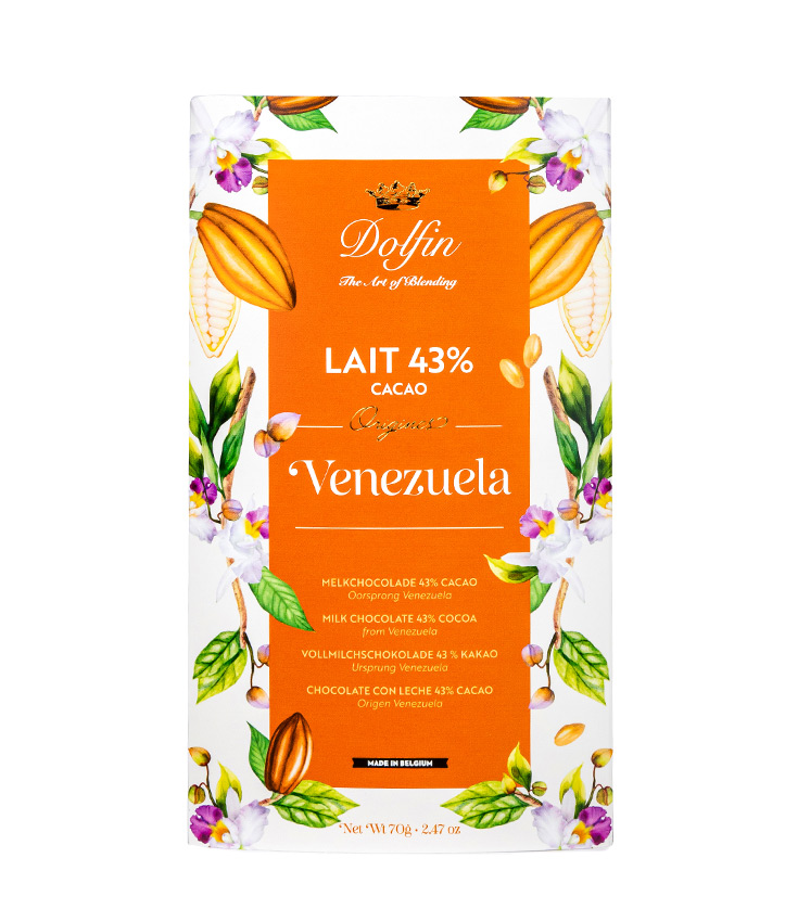 DOLFIN TABL. ORIGIN LAIT VENEZUELA 70GR X15