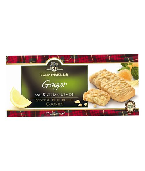 CAMPBELLS(271) GINGER COOKIES LEMON 125GRX12