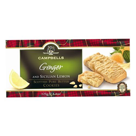 CAMPBELLS(271) GINGER COOKIES LEMON 125GRX12