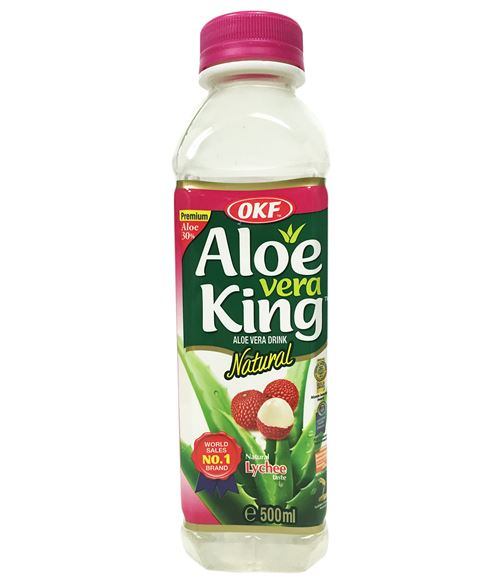 OKF ALOE VERA LYCHEE 500 ML X 20