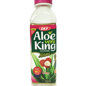 OKF ALOE VERA LYCHEE 500 ML X 20