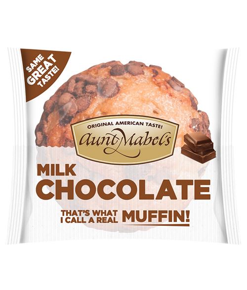 MUFFIN A.MABELS MILK CHOC. 100GR X16