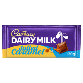 CADBURY DAIRY MILK SALTED CARAMEL 120GR X16