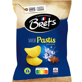 CHIPS BRETS PASTIS 125GR X10