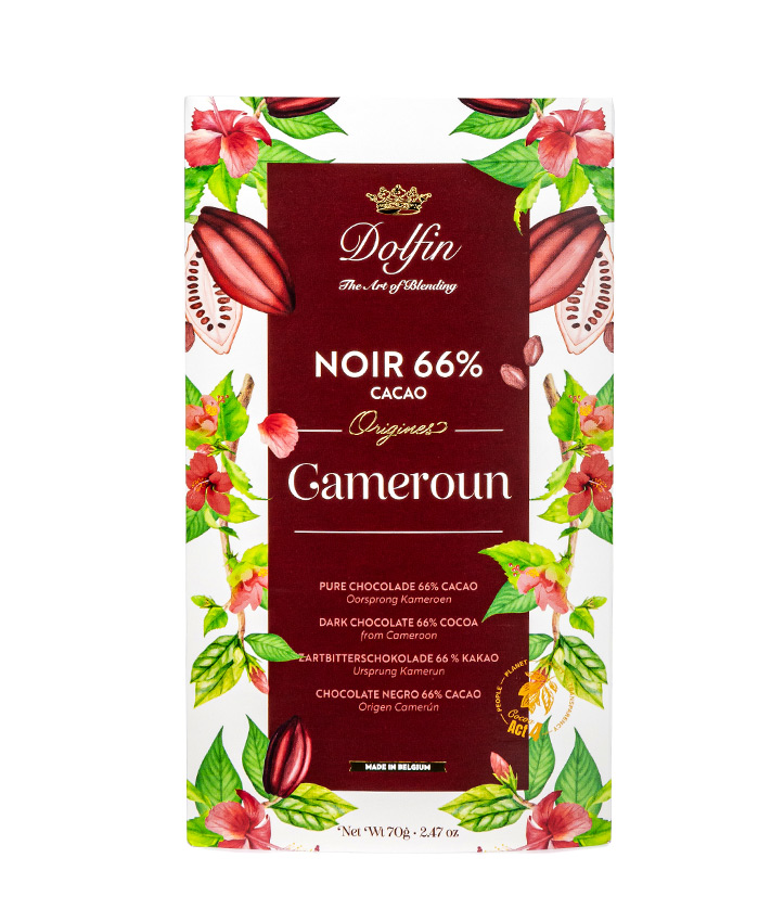 DOLFIN TABL. ORIGIN NOIR CAMEROUN 70GR X15