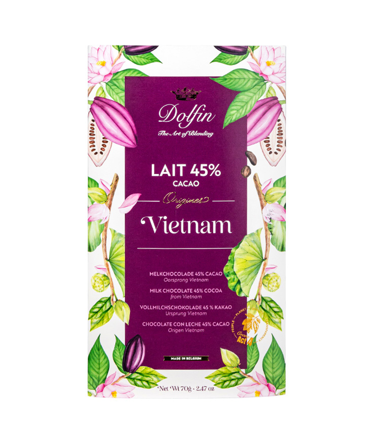 DOLFIN TABL. ORIGIN LAIT VIETNAM 70GR X15