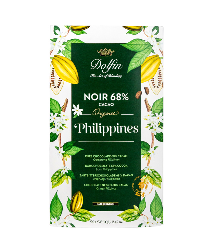 DOLFIN TABL. ORIGIN NOIR PHILIPPINES 70GR X15