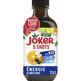 JOKER SHOTS GINSENG ENERGIE 330ML X12