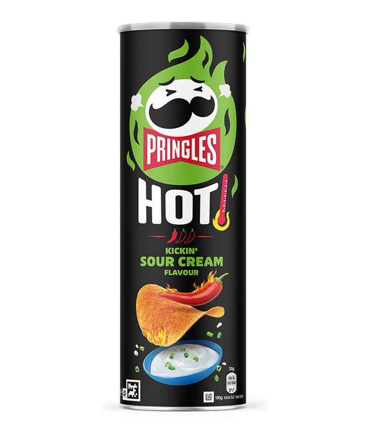 PRINGLES HOT SOUR CREAM 160GR X6