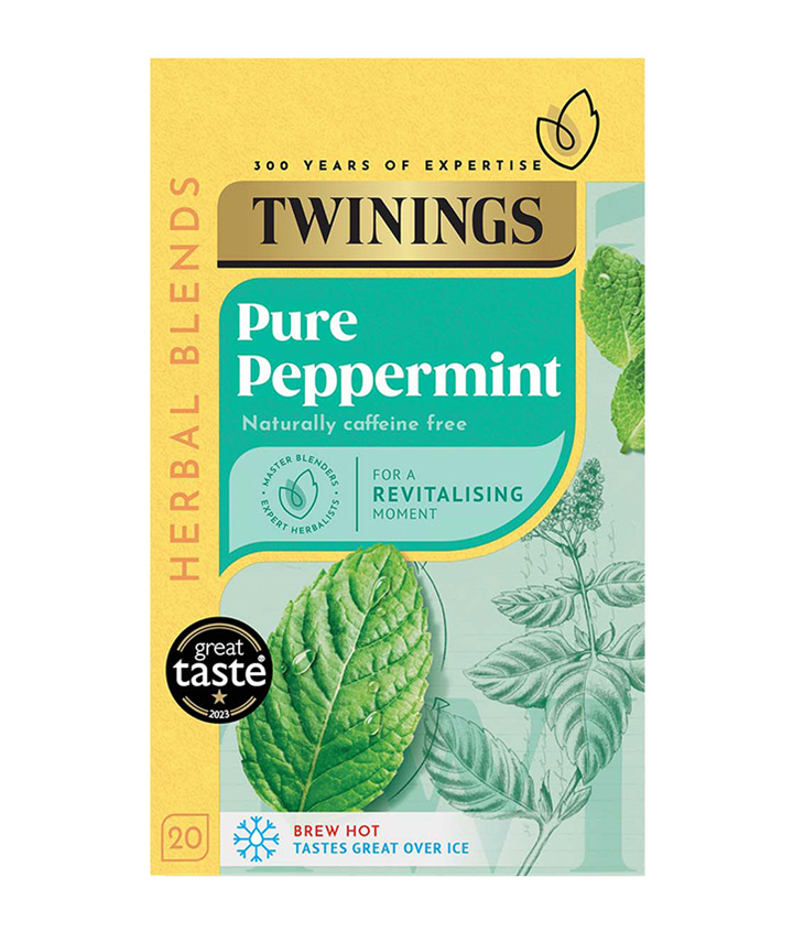 THÉ TWININGS PURE PEPPERMINT(40gr) 20S X4