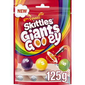 SKITTLES GIANTS GOOEY VEGAN 15X125GR