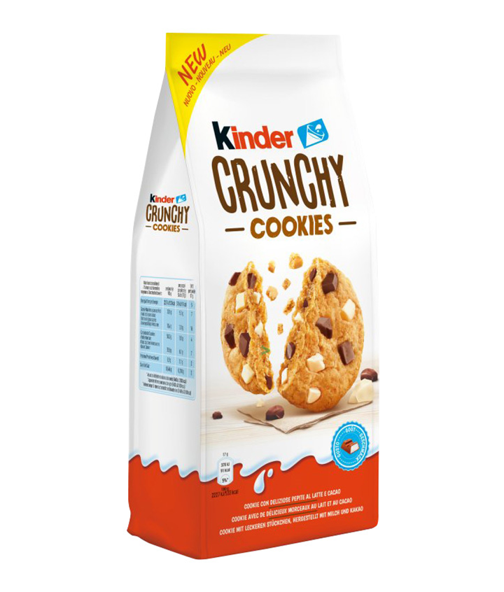 KINDER CRUNCHY COOKIES 136GR X15