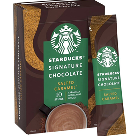 STARBUCKS HOT CHOC.SALTED CAR.(10X20GR)x10