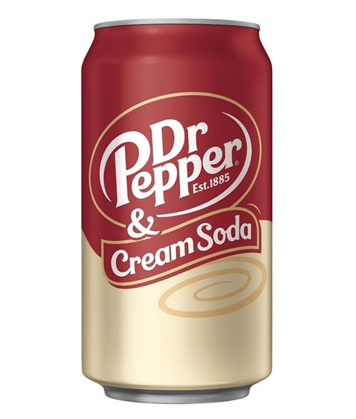 DR PEPPER CREAM SODA USA CANS 355ML X12