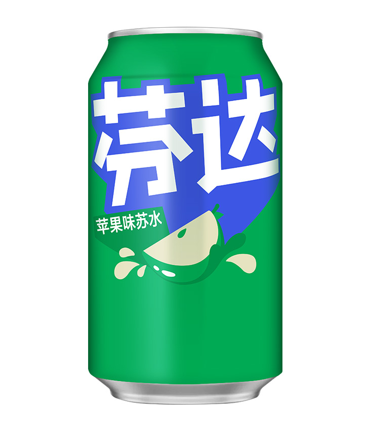 FANTA ASIA GREEN APPLE CANS 330ML X12