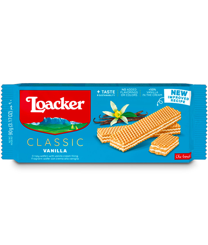 LOACKER GAUFRETTE VANILLE 90gr X12