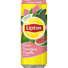 LIPTON PASTEQUE MENTHE CANS 33CL X24