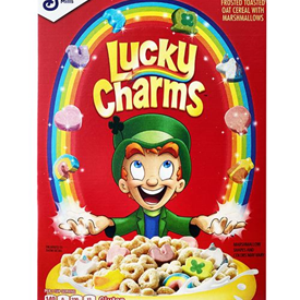 LUCKY CHARMS CEREAL(10.5oz)297GR X12