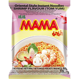 MAMA SACHETS I.NOODLE "SHRIMP" 60GR X30