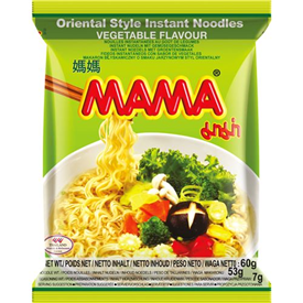 MAMA SACHETS I. NOODLE"VEGETABLE"60GR X30