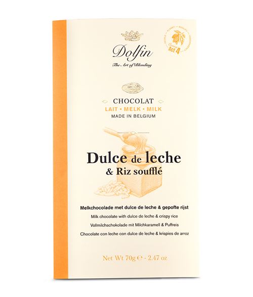 DOLFIN TABLET MELK / DULCE DE LECE 70GR X 15