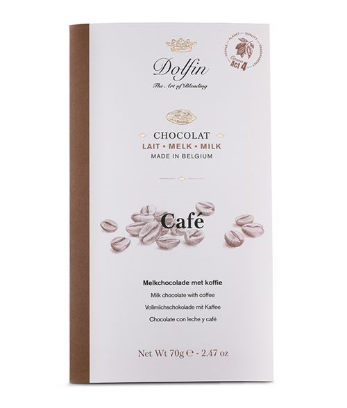 DOLFIN TABL. LAIT CAFE 70GR X15