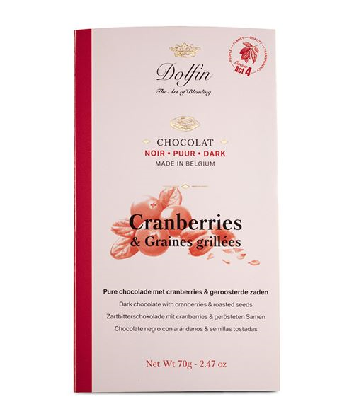 DOLFIN TABL. CRANBERRIES 70GR X15