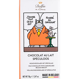 DOLFIN LE CHAT TABL. LAIT SPECULOOS 70GR X15