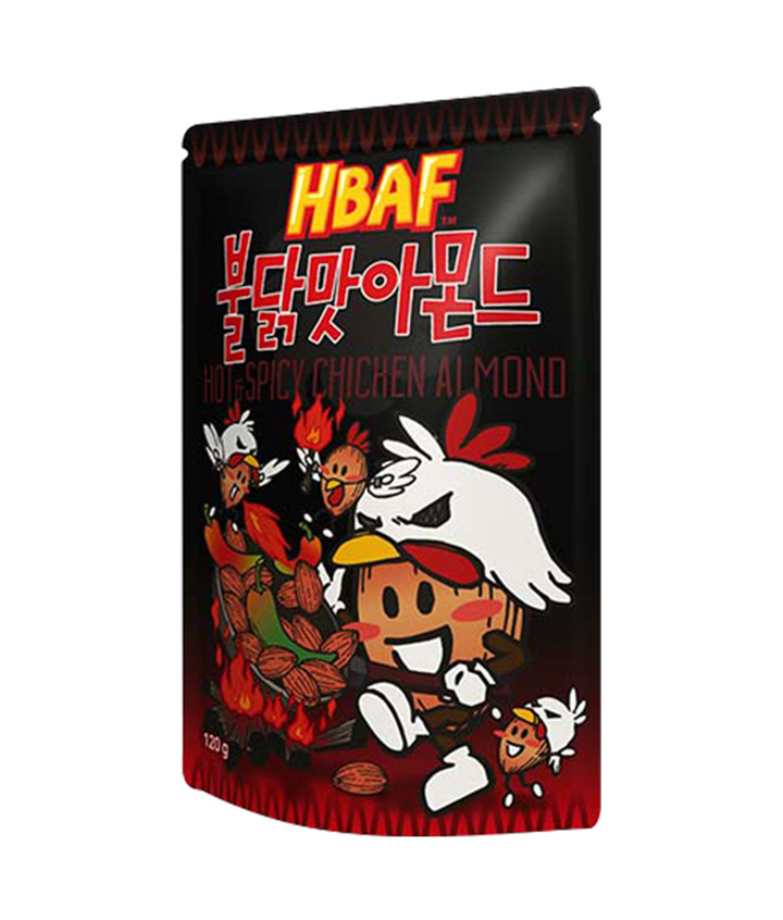 HBAF ALMOND SPICY CHICKEN 120GR X20