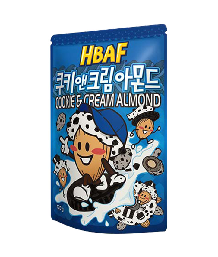 HBAF ALMOND COOKIES&CREAM 120GR X20