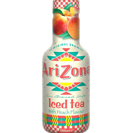 ARIZONA PEACH TEA PET 500ML X6