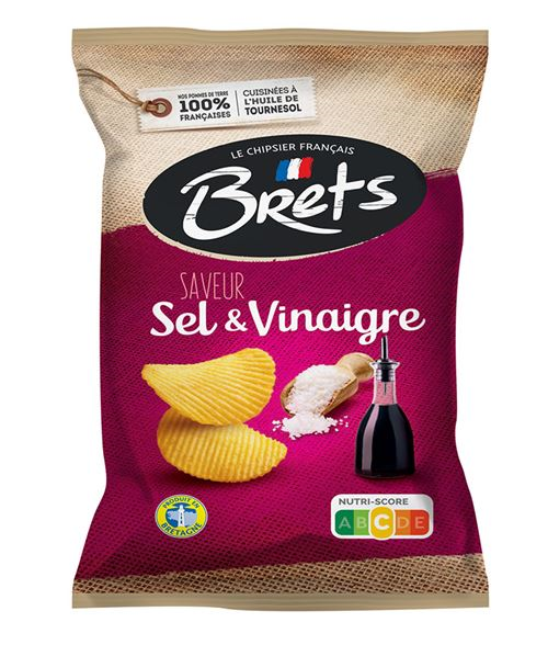 CHIPS BRETS SEL VINAIGRE 125GR X10