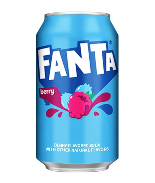 FANTA BERRY IMPORT USA CANS 355ML X12