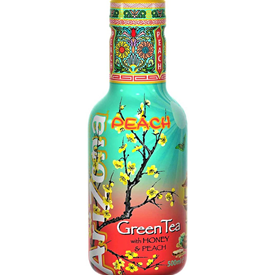 ARIZONA GREEN TEA PEACH PET 500ML X6