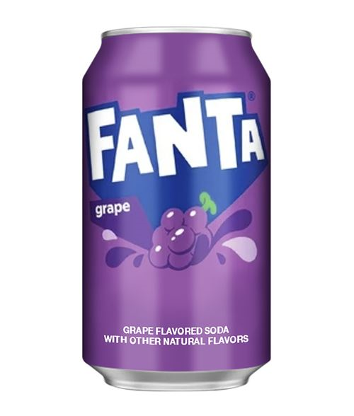 FANTA GRAPE USA CANS 355ML X12