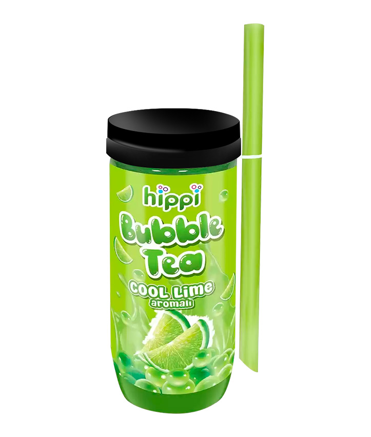 HIPPI BUBBLE TEA COOL LIME 350ML X12