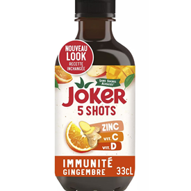 JOKER SHOTS GINGEMBRE IMMUNITE 330ML X12